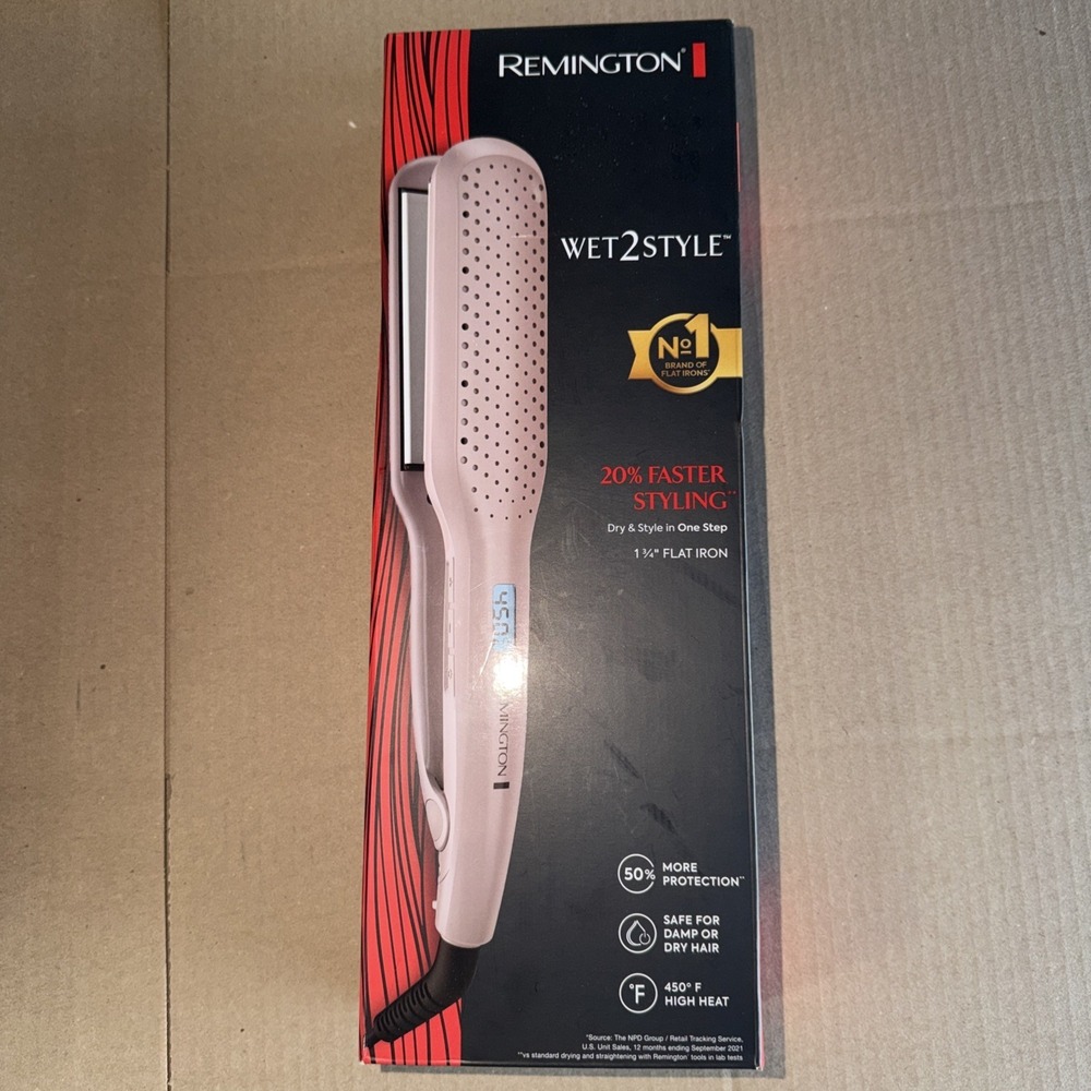 Remington Pro Wet2Style‎ 1 3/4 in Flat Iron - Pink (S25A10A)